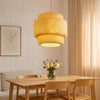 Modern Bamboo Rattan Woven Pendant Lamp