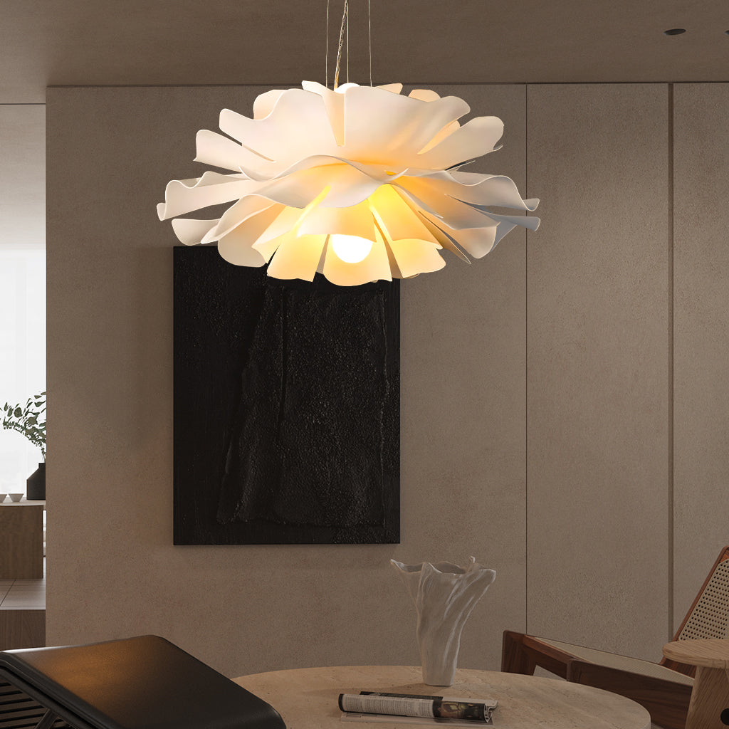 Nordic Lotus Flower Pendant Light - Modern Elegant Floral Chandelier