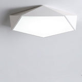 Nordic Minimalist Creative Geometric Led Three Color Dimming Ceiling Lamp