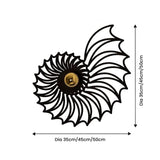 Applique murale décorative LED Aegir Nautilus - Spirale murale de luxe moderne