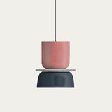 Lucie Nordic Color Block Pendant Light - Modern Minimalist Hanging Lamp